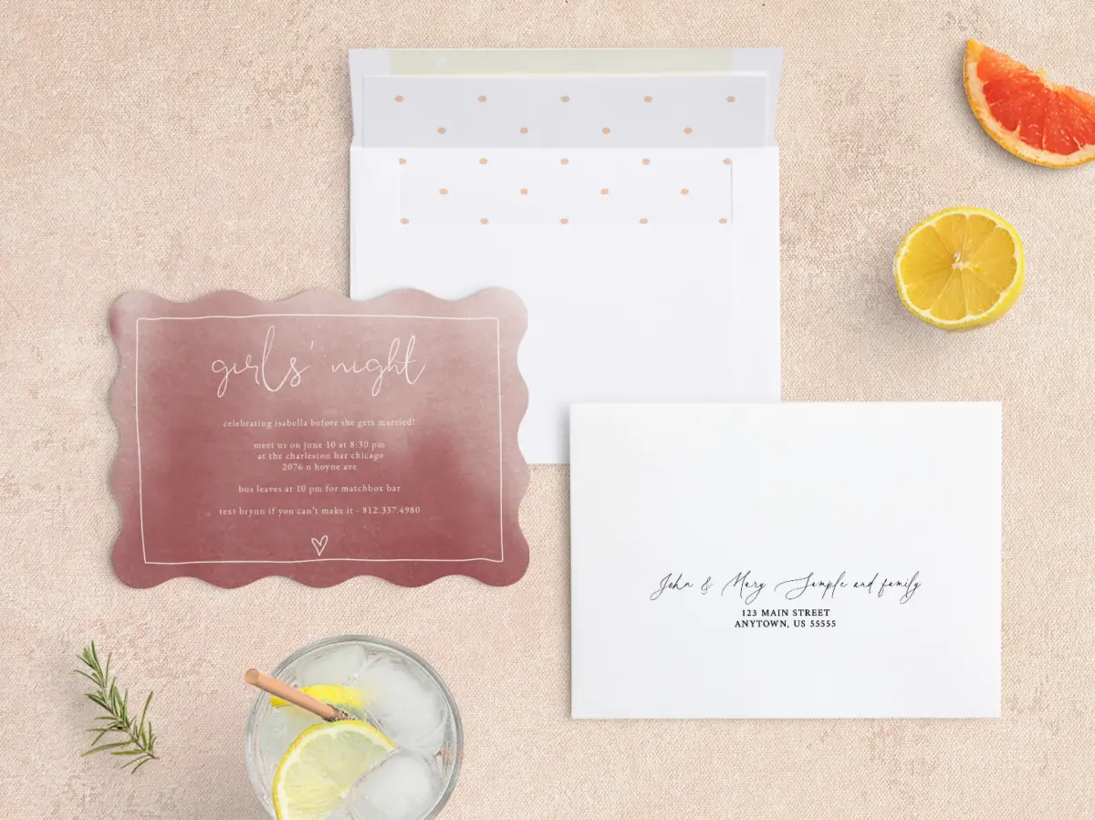 Front with Envelope Liner
