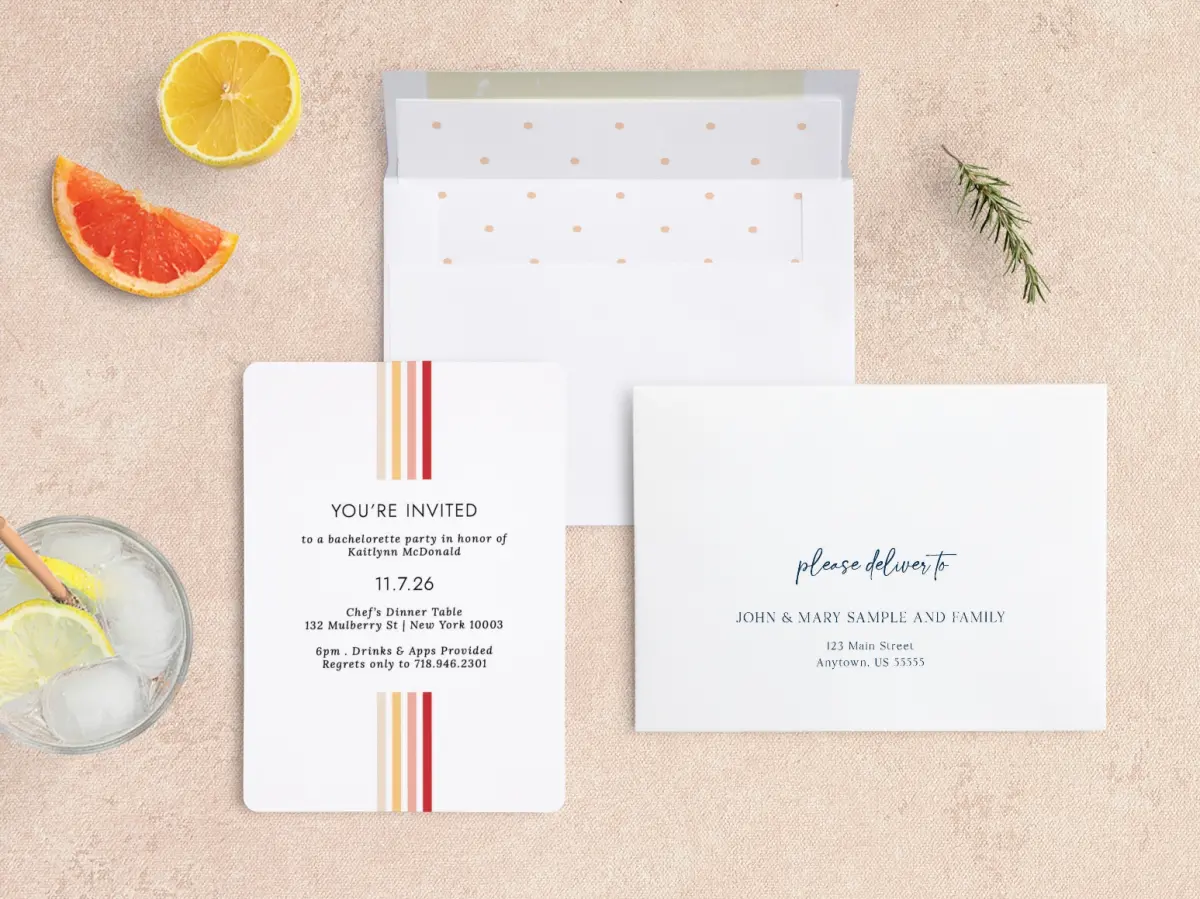 Front with Envelope Liner