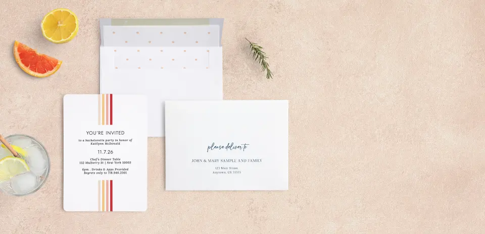 Front with Envelope Liner