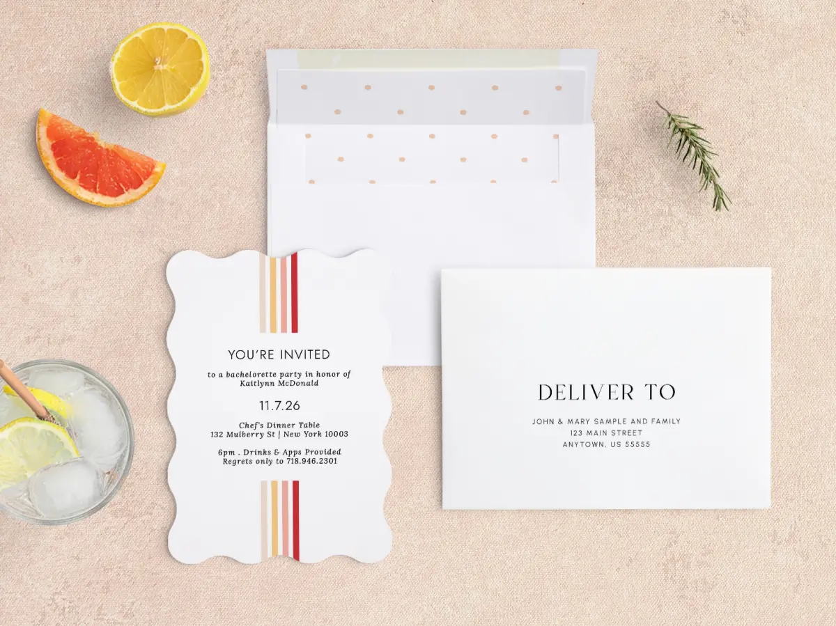 Front with Envelope Liner