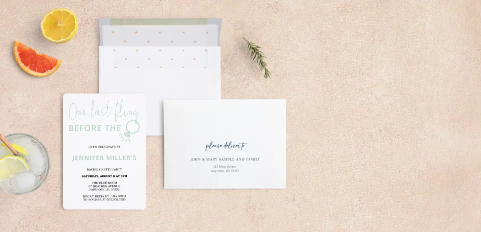 Front with Envelope Liner