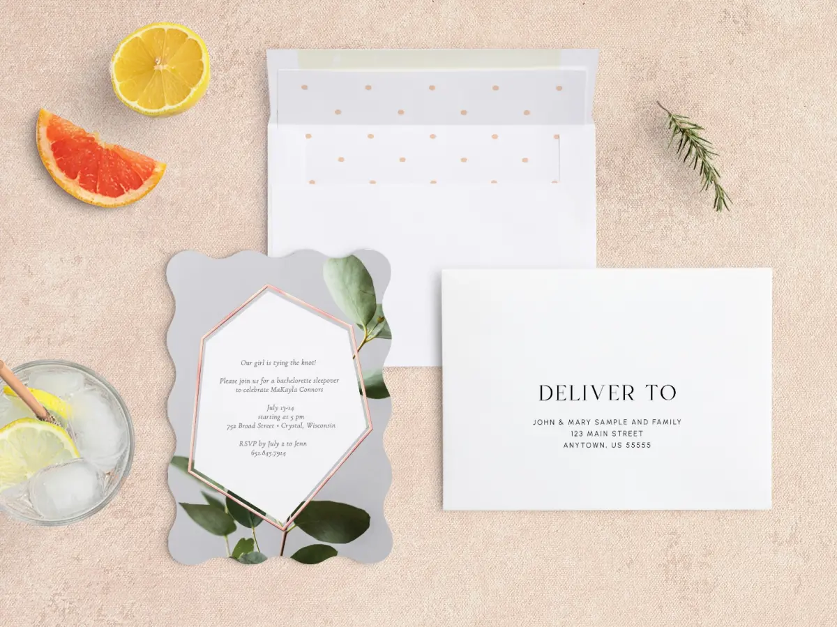 Front with Envelope Liner