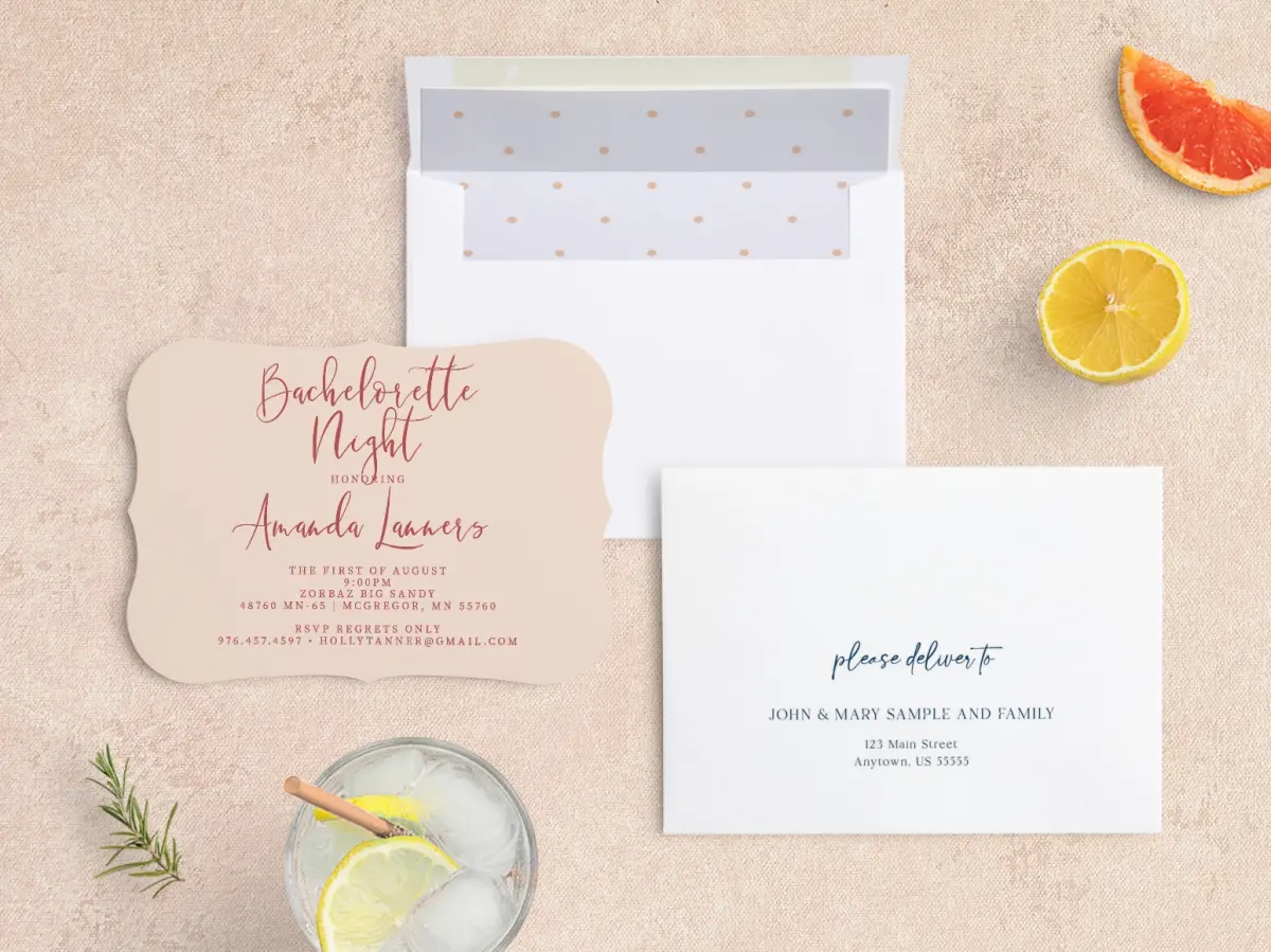 Front with Envelope Liner