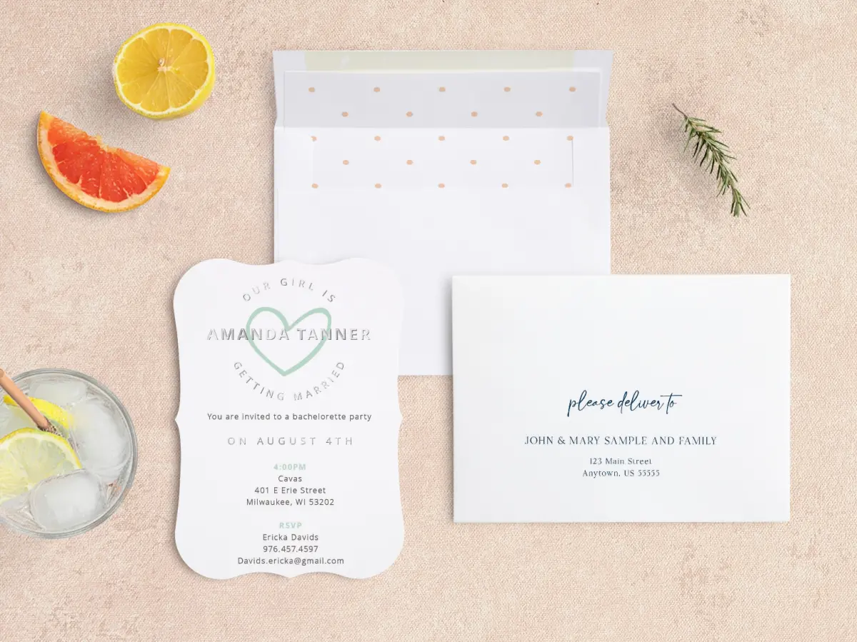 Front with Envelope Liner