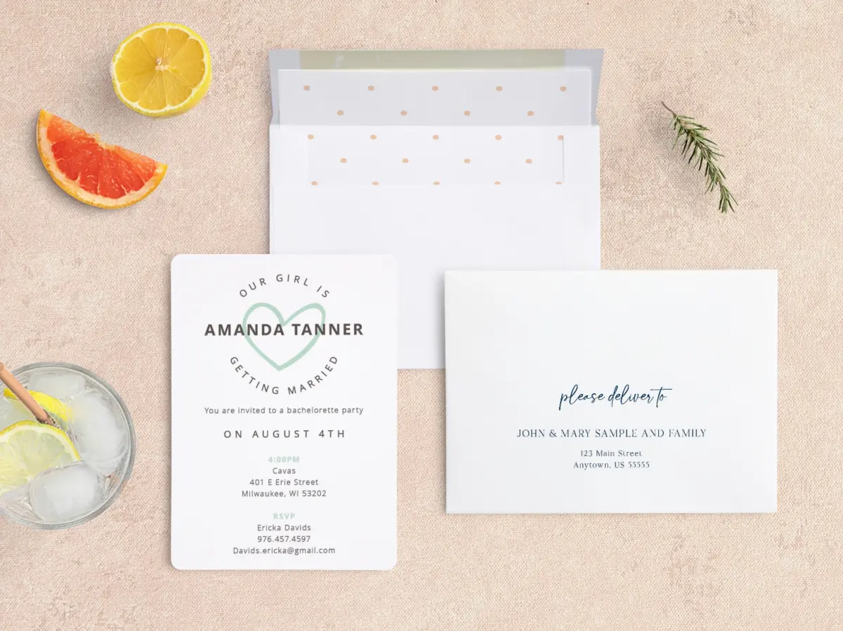 Front with Envelope Liner