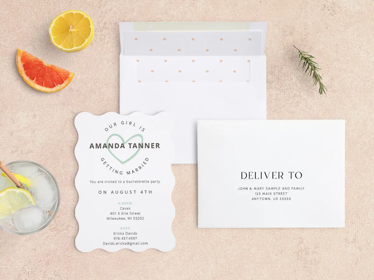 Front with Envelope Liner