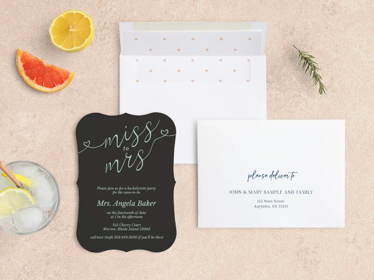 Front with Envelope Liner