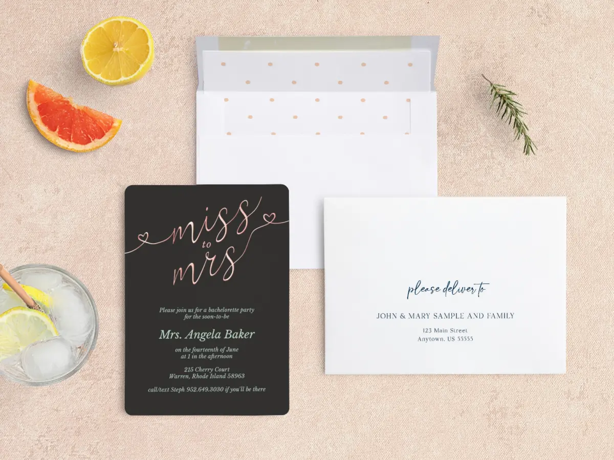 Front with Envelope Liner