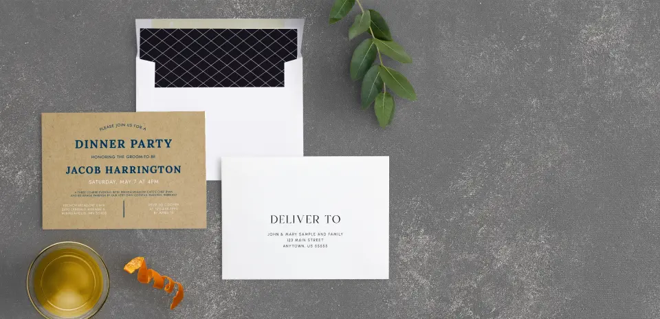 Front with Envelope Liner