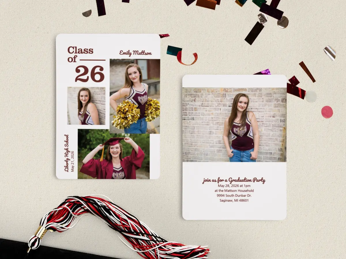 Grad Card Back