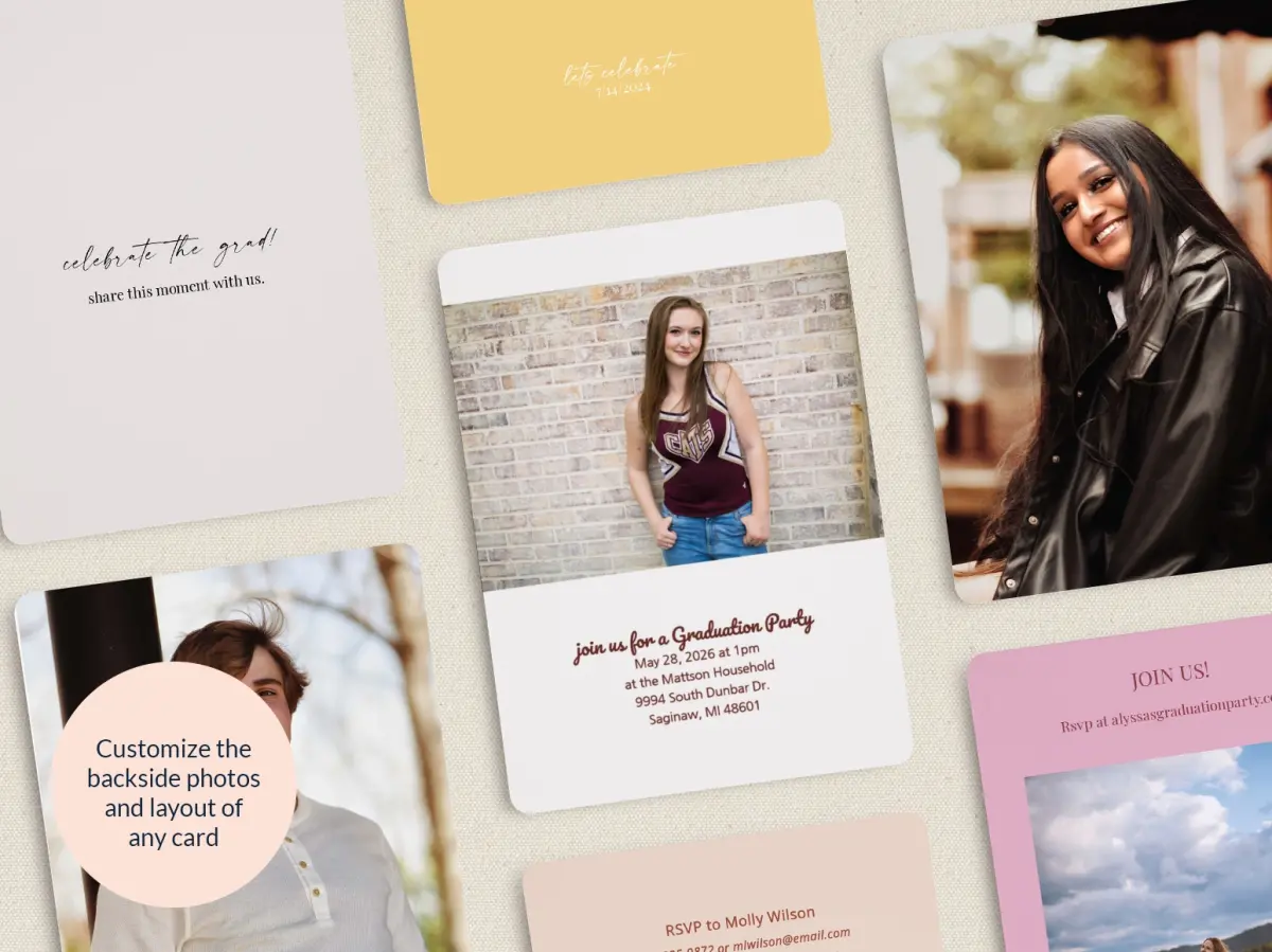 Grad Card Back