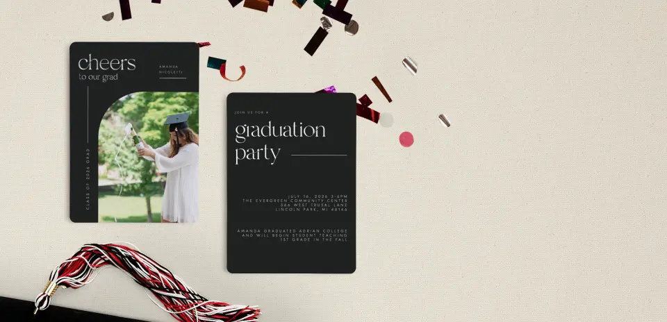 Grad Card Back