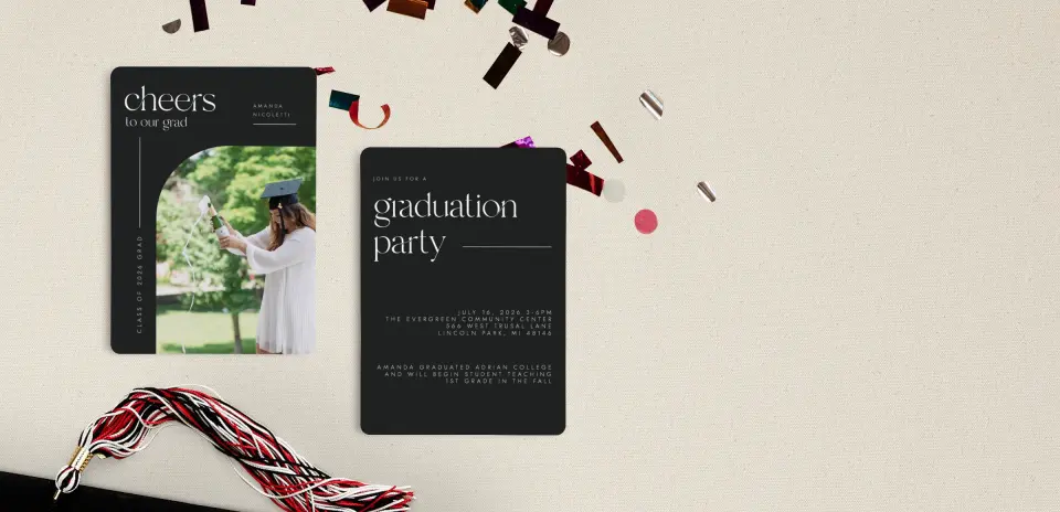 Grad Card Back