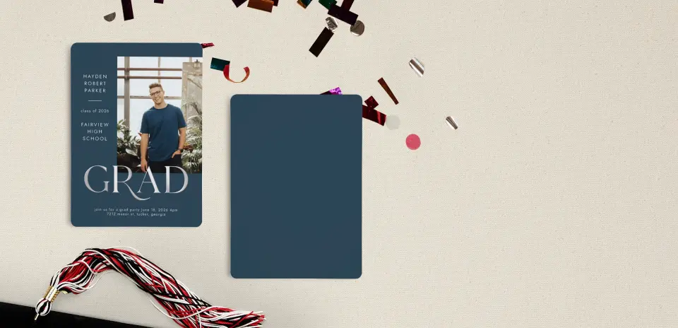 Grad Card Back