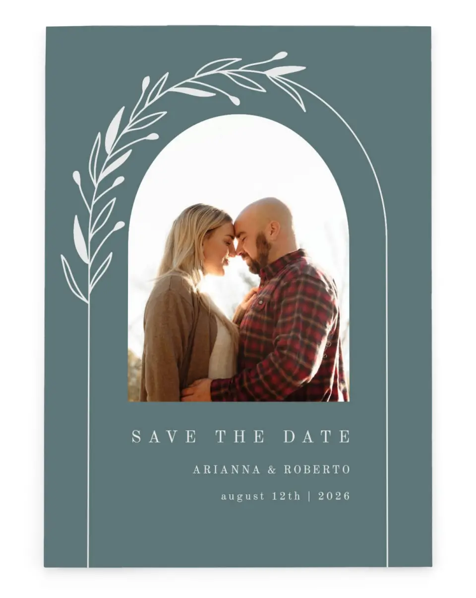 Growing Arc | Winter Save the Date Cards