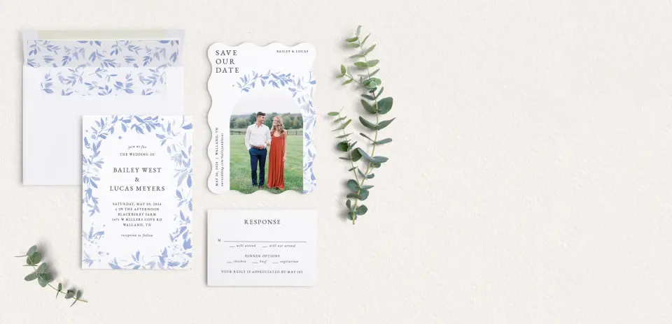 Front of Save the Date Card