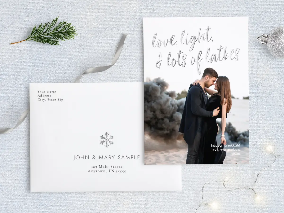 Front with Envelope Design