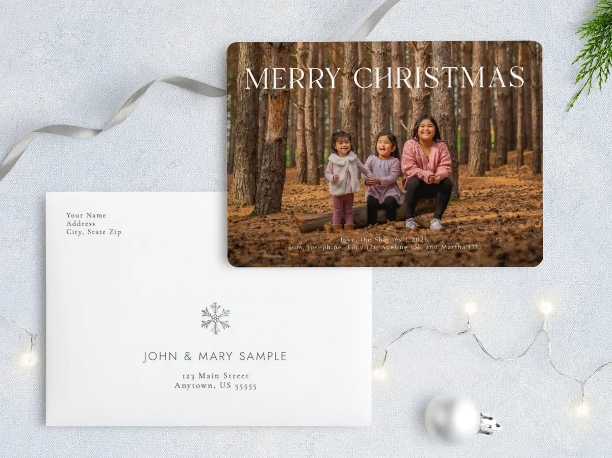 Front with Envelope Design