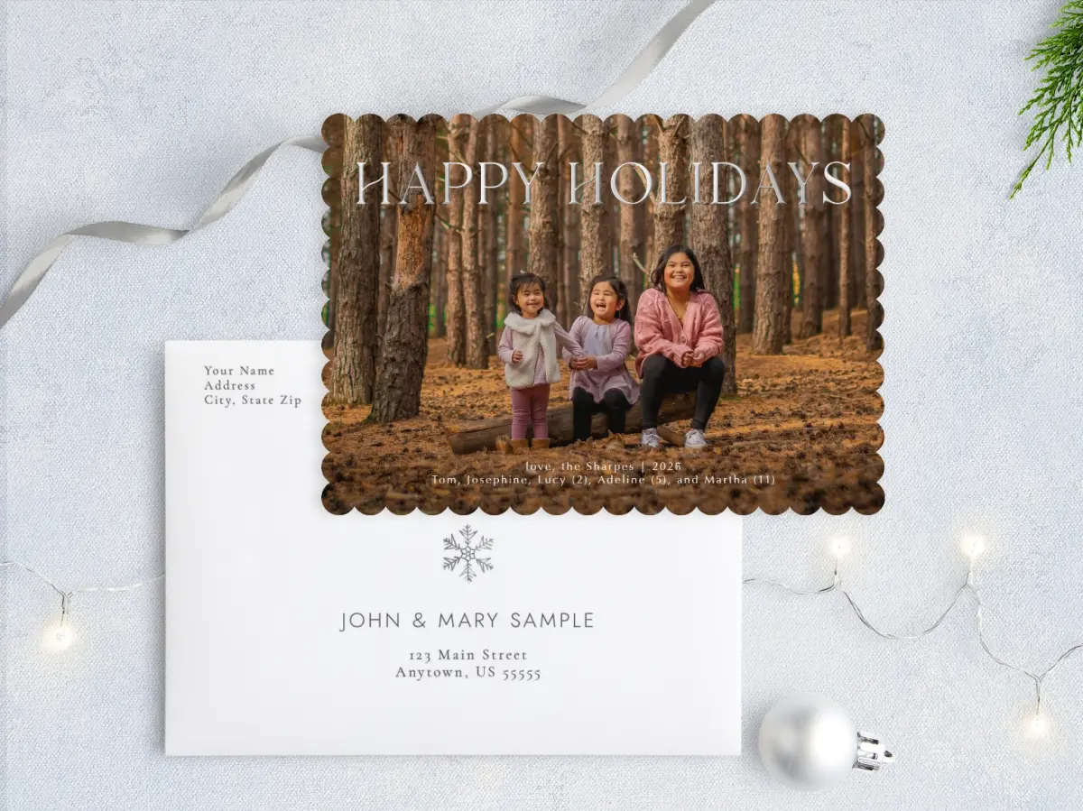 Front with Envelope Design