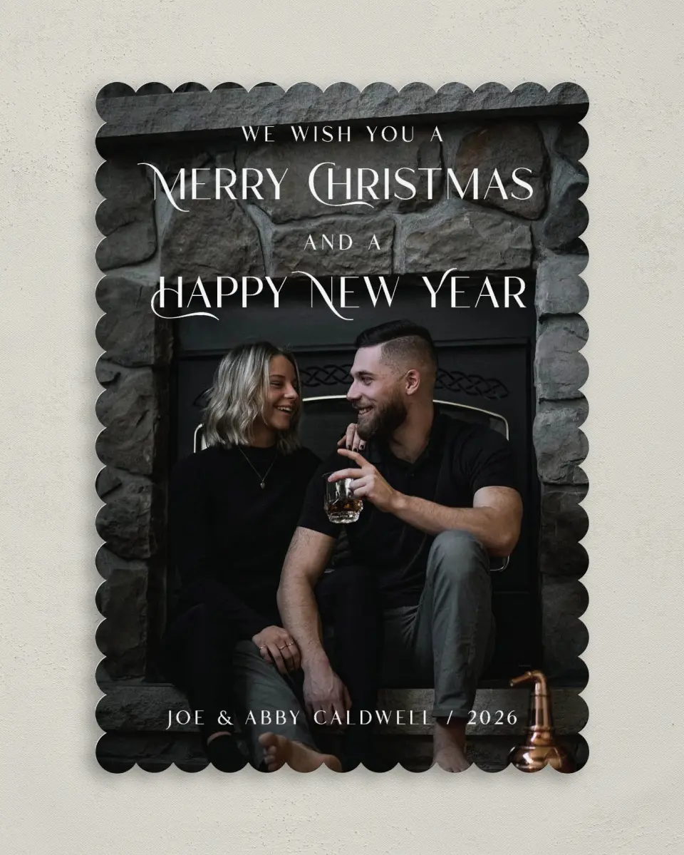 This is a 5" x 7" Christmas Card called Christmas Celebration printed in full color on Premium Smooth paper on Premium Smooth paper on Premium Smooth paper