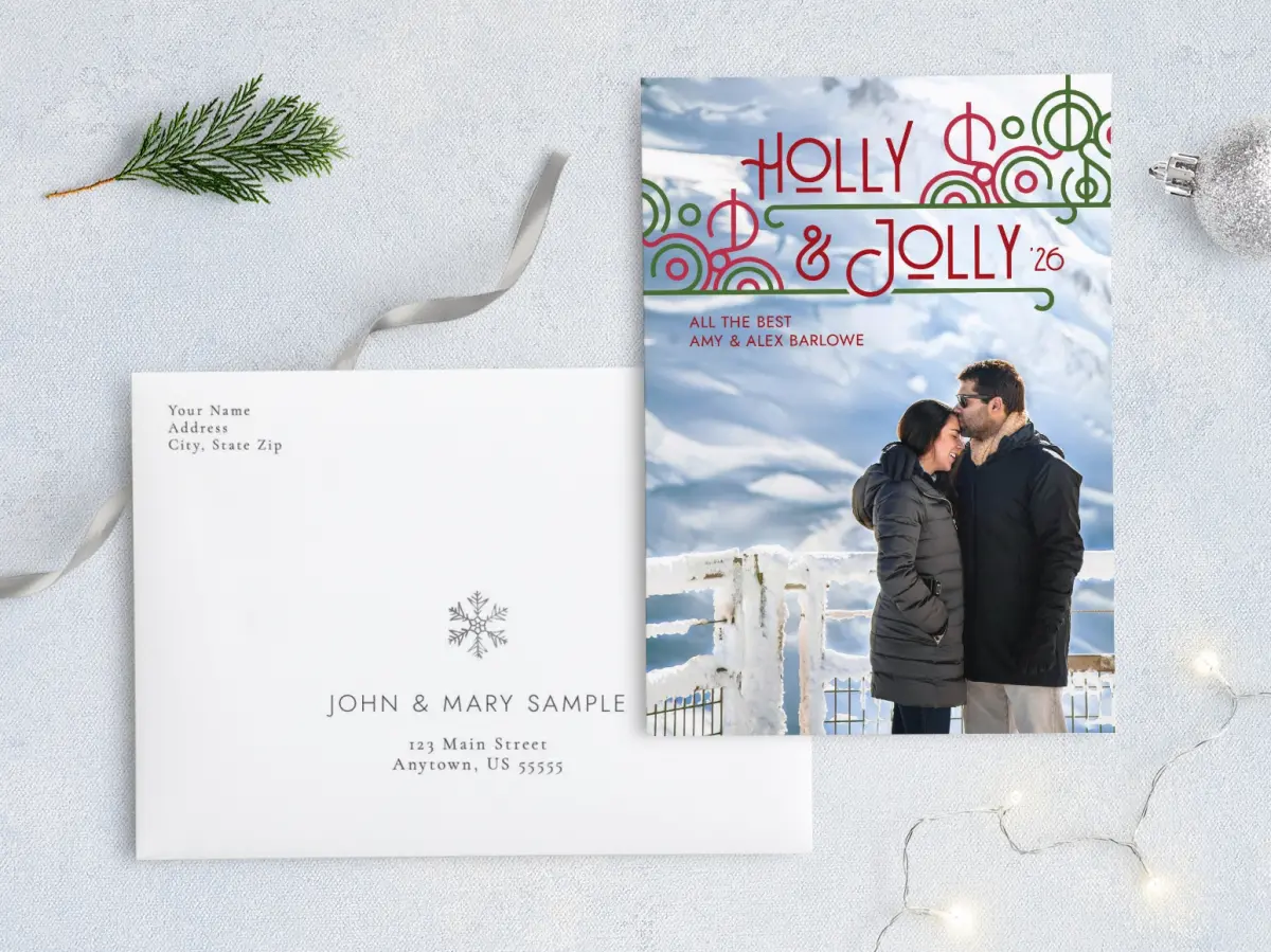 Front with Envelope Design