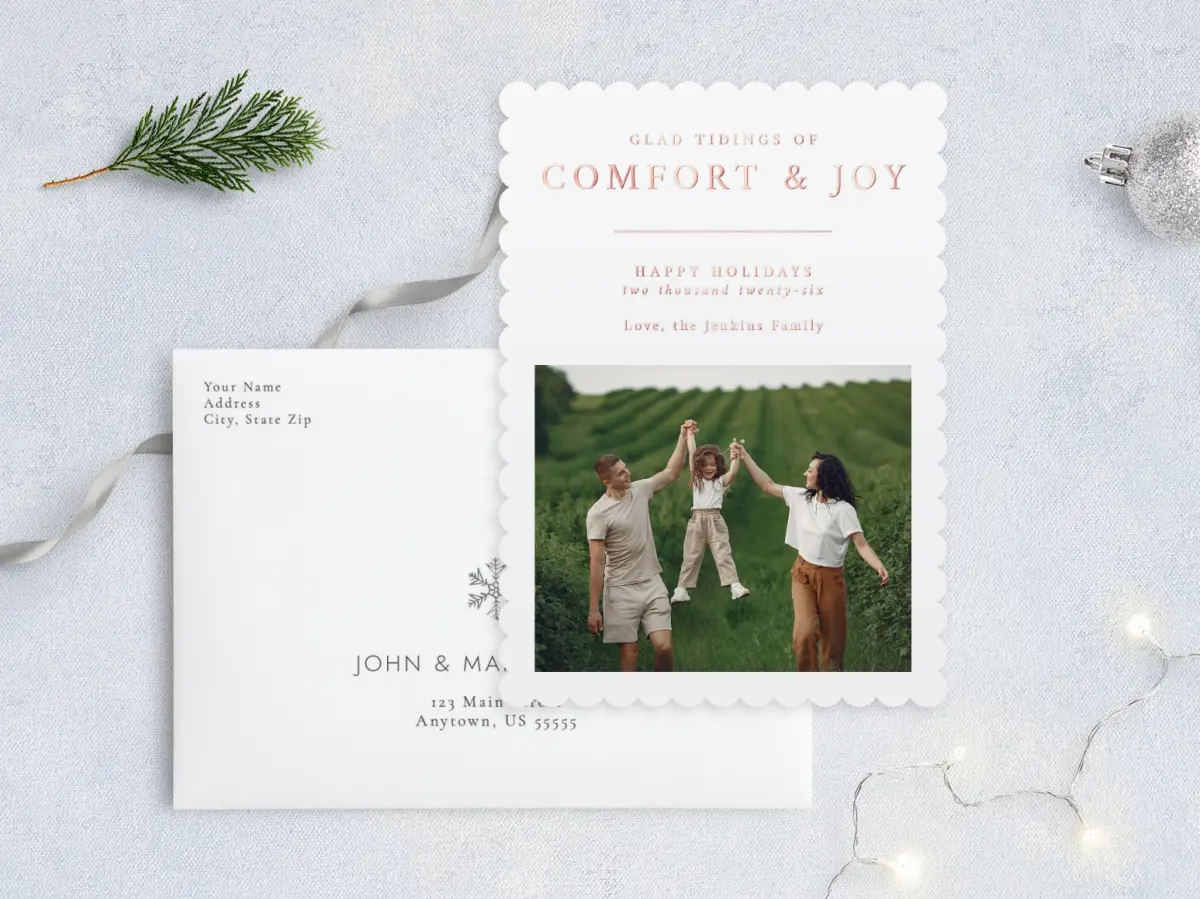 Front with Envelope Design