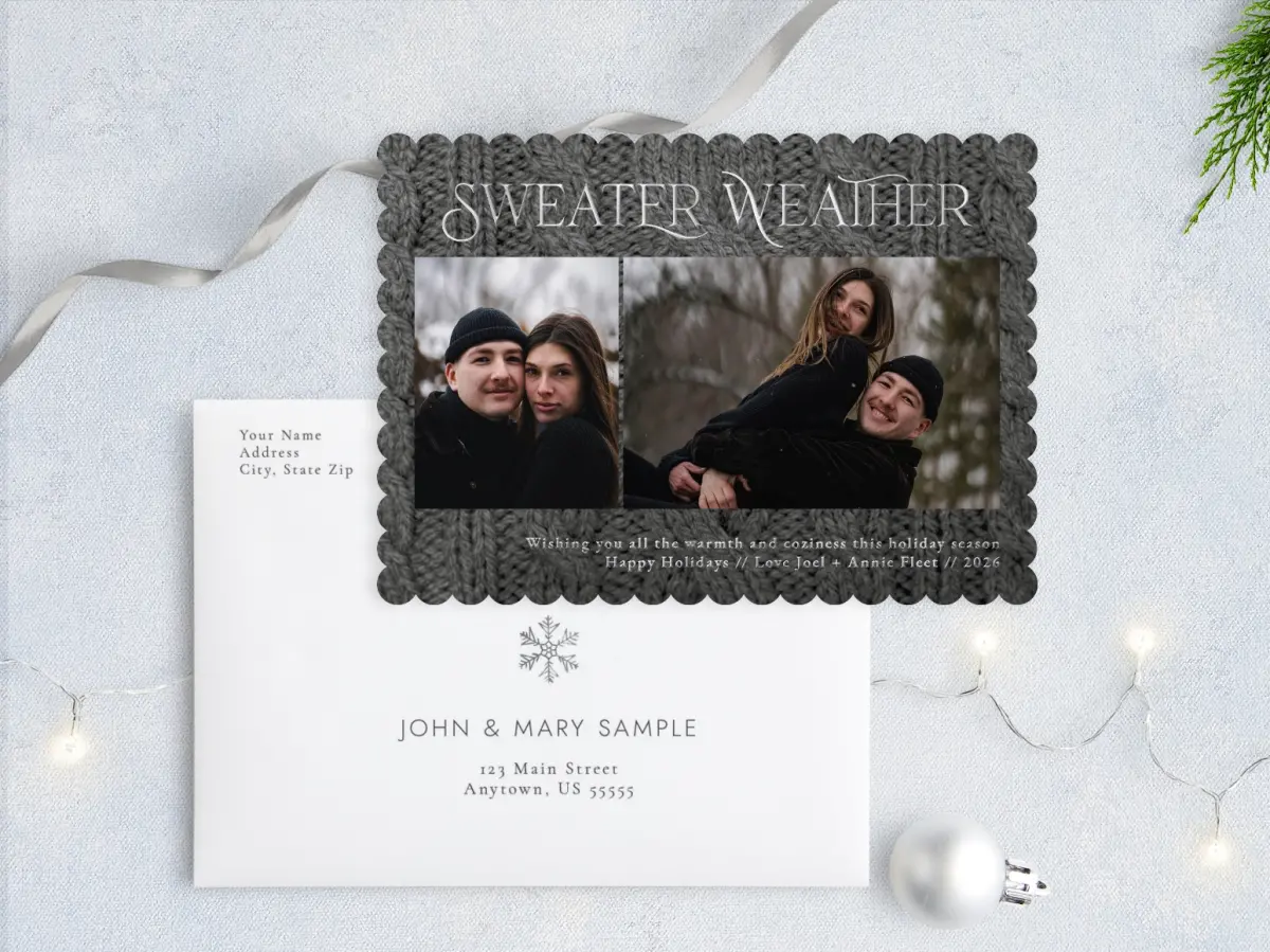 Front with Envelope Design