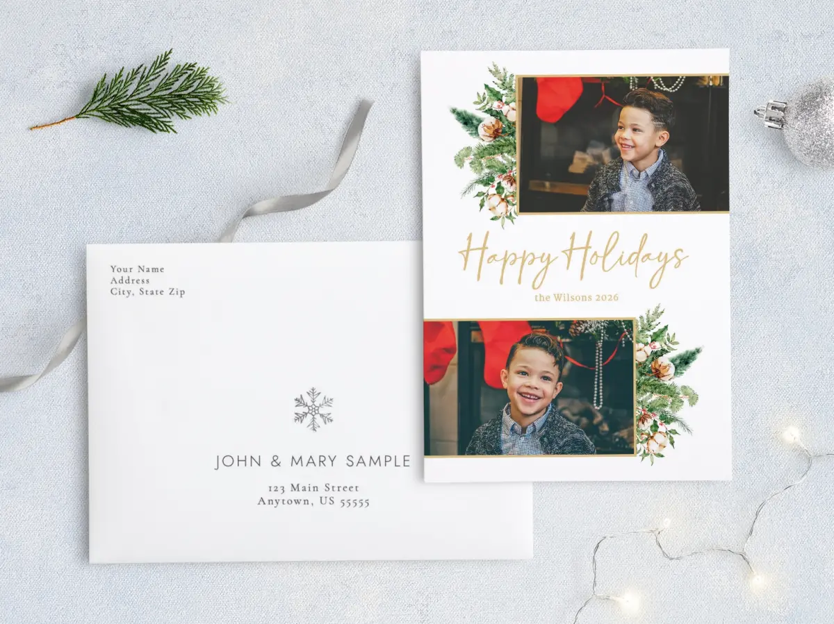 Front with Envelope Design