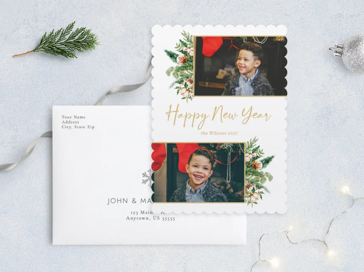 Front with Envelope Design