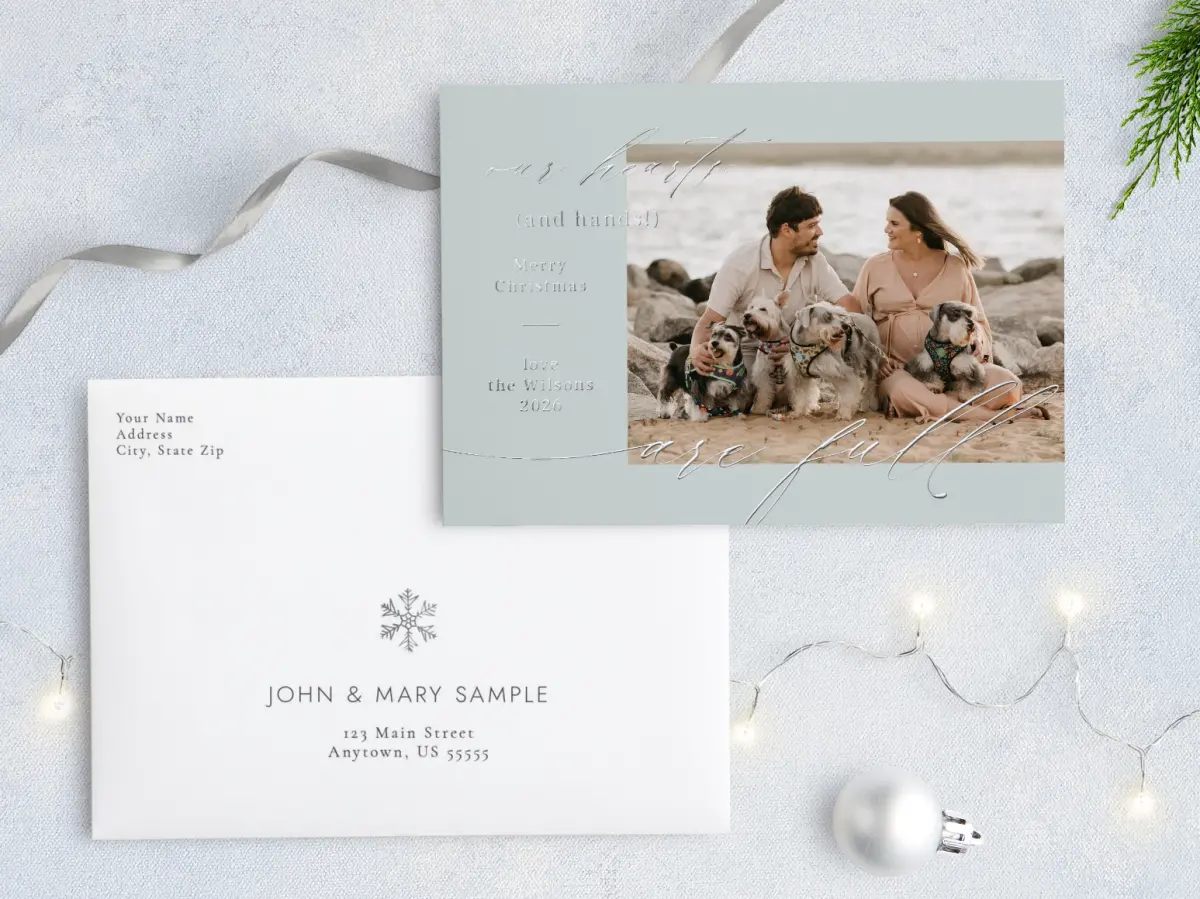 Front with Envelope Design