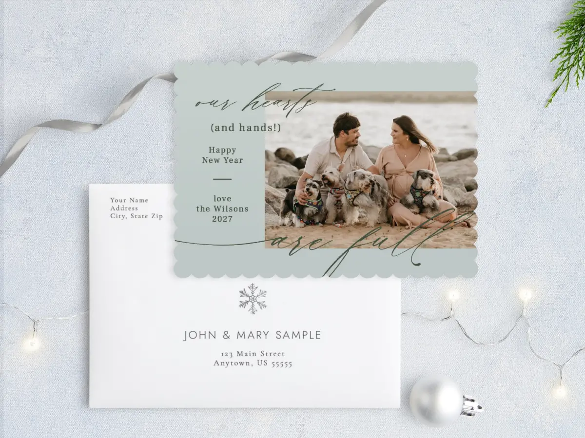 Front with Envelope Design