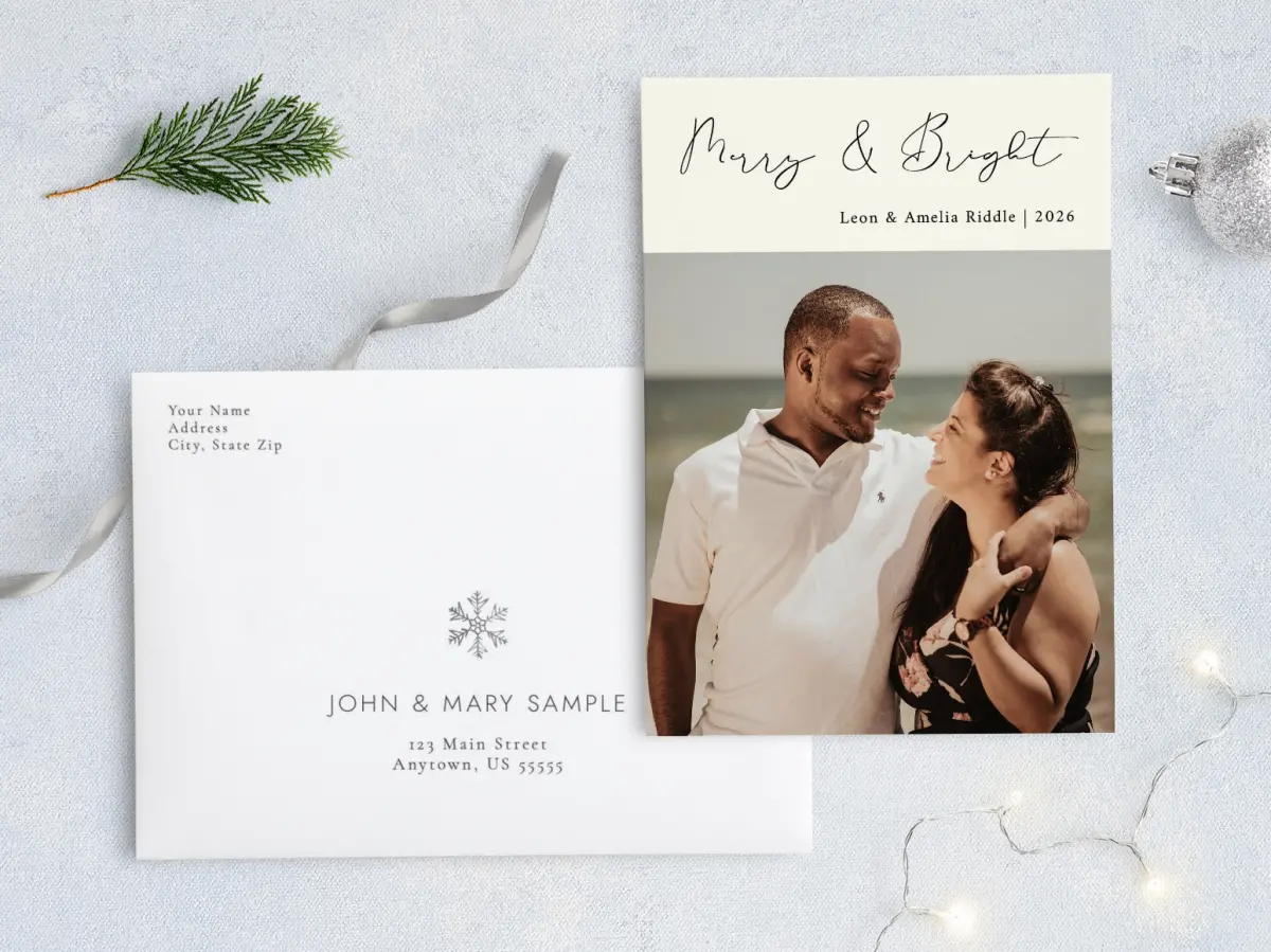 Front with Envelope Design