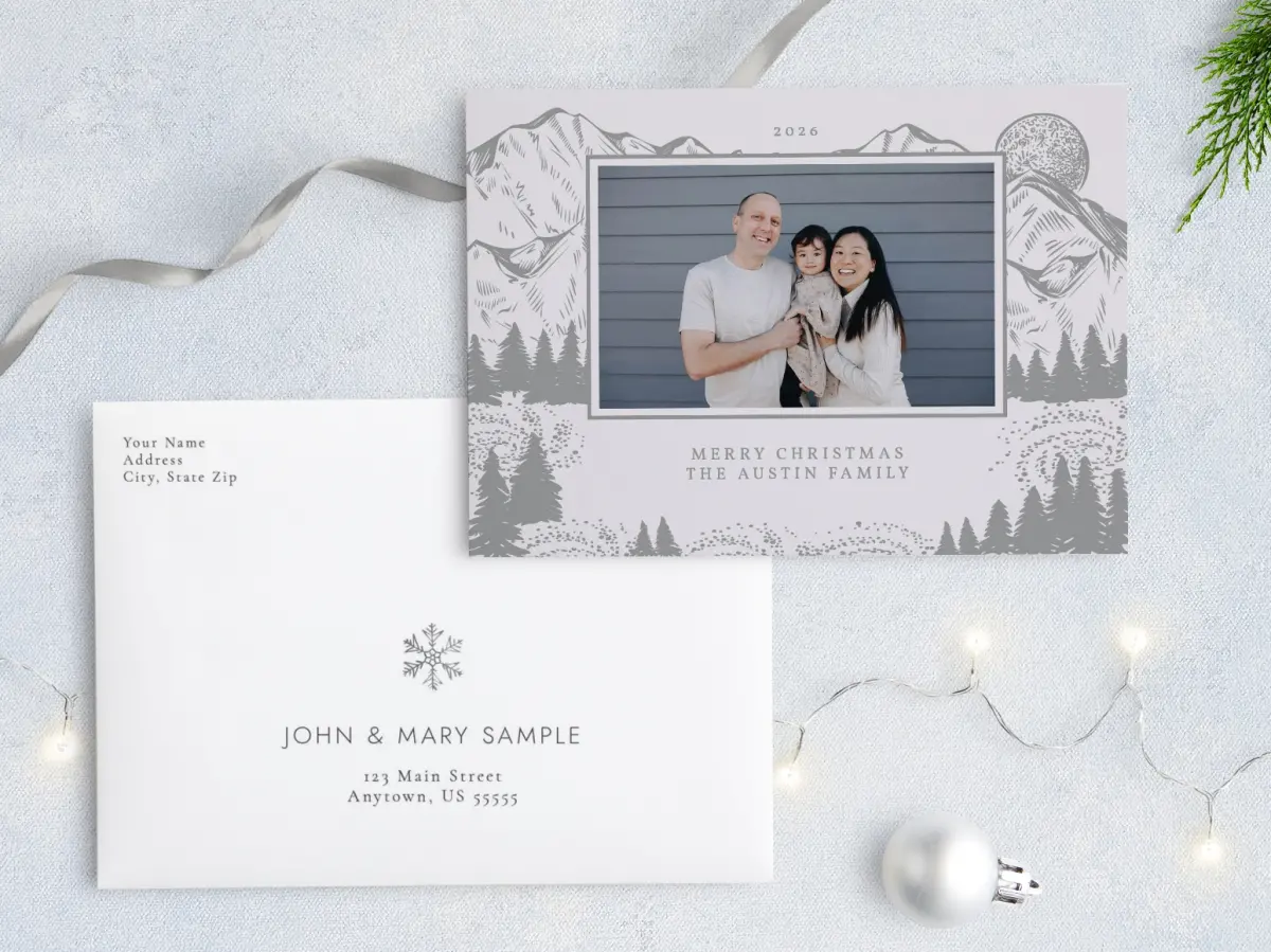 Front with Envelope Design