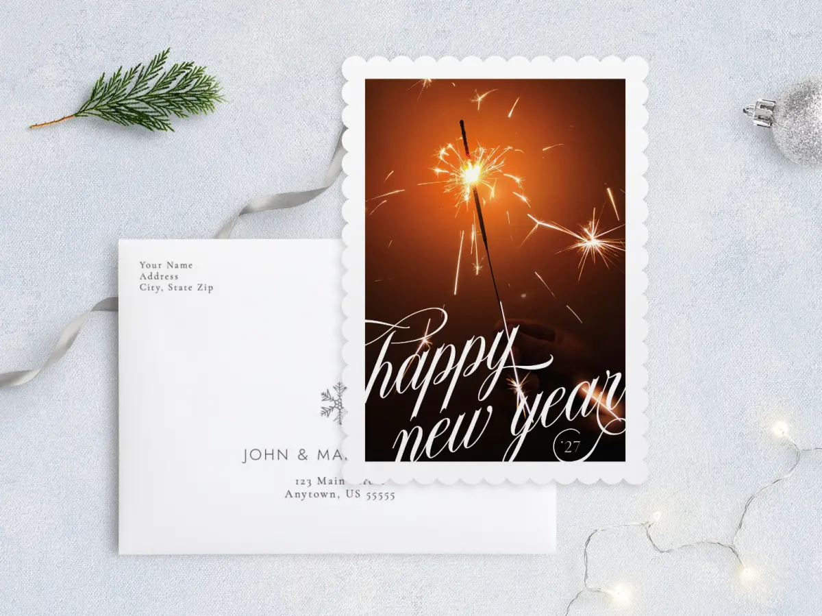 Front with Envelope Design