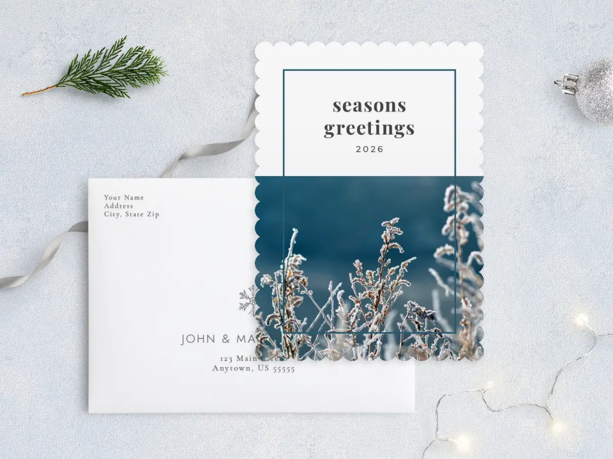 Front with Envelope Design