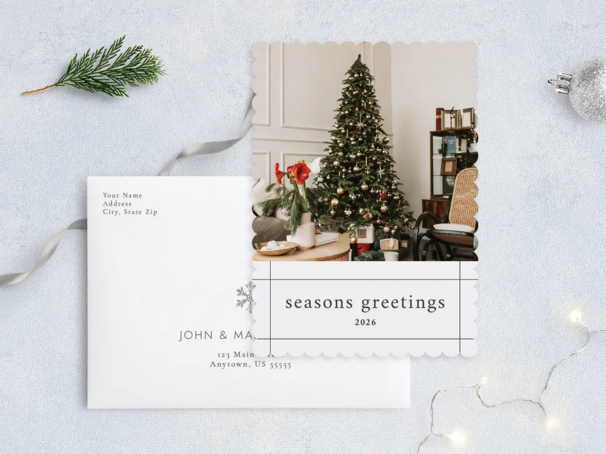Front with Envelope Design
