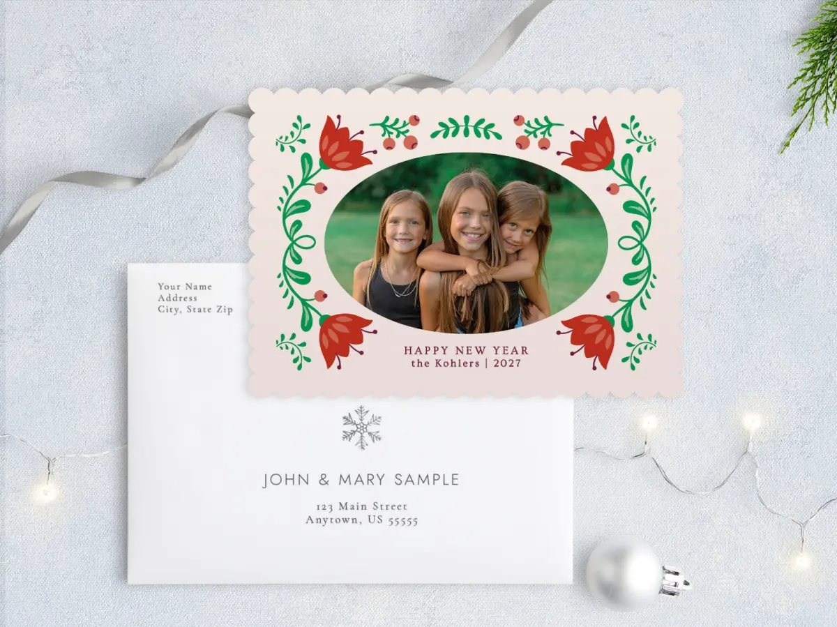 Front with Envelope Design