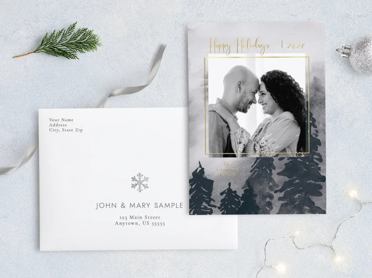 Front with Envelope Design