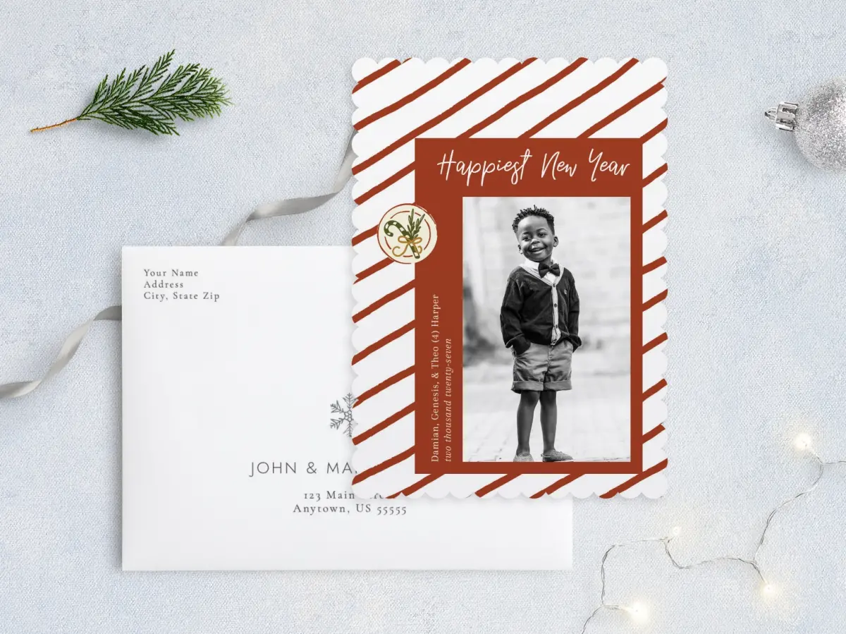 Front with Envelope Design