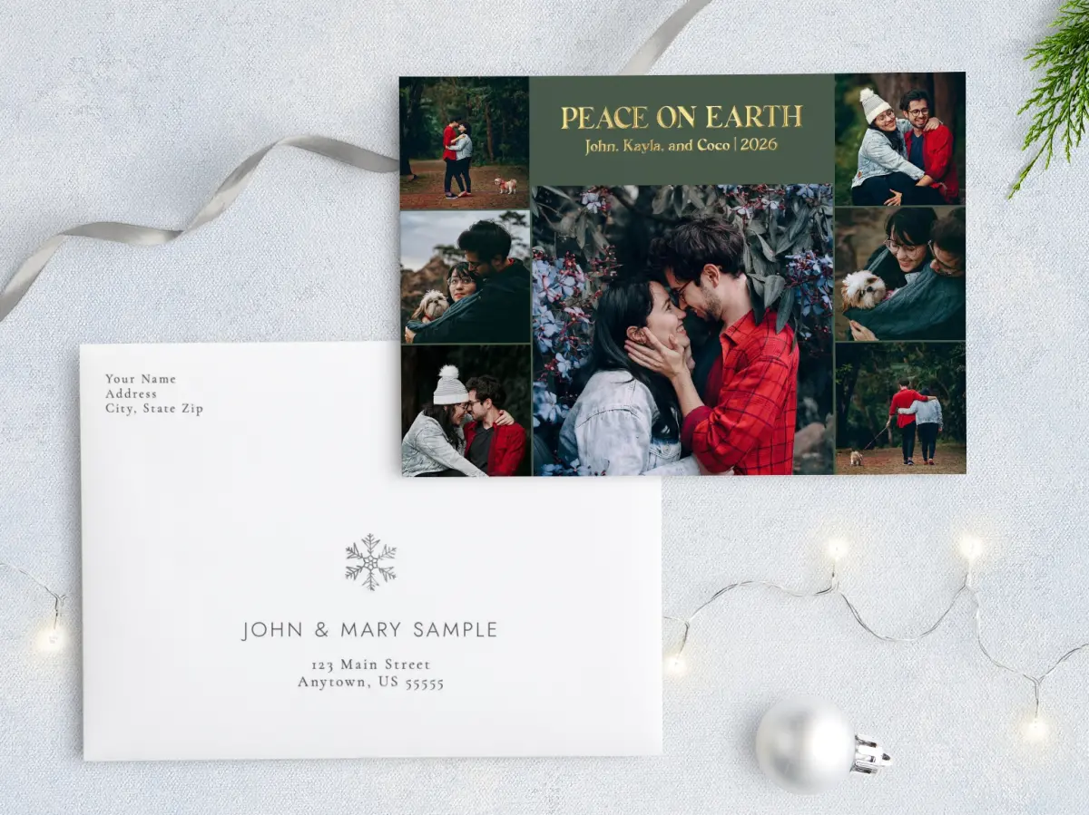 Front with Envelope Design