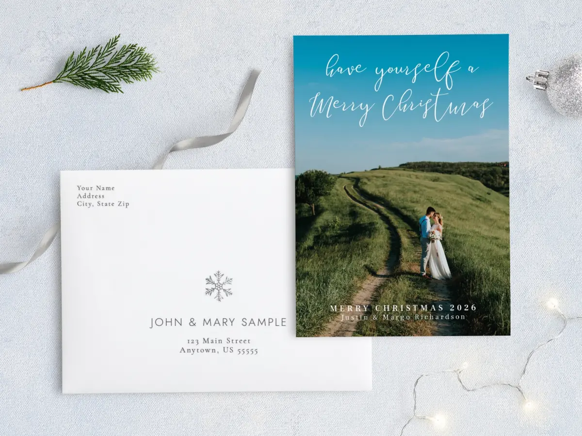 Front with Envelope Design
