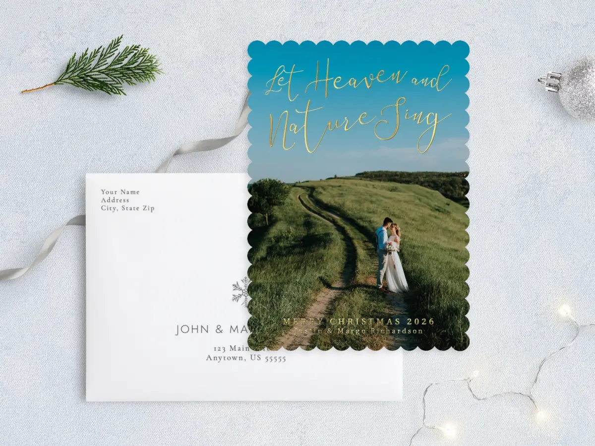 Front with Envelope Design