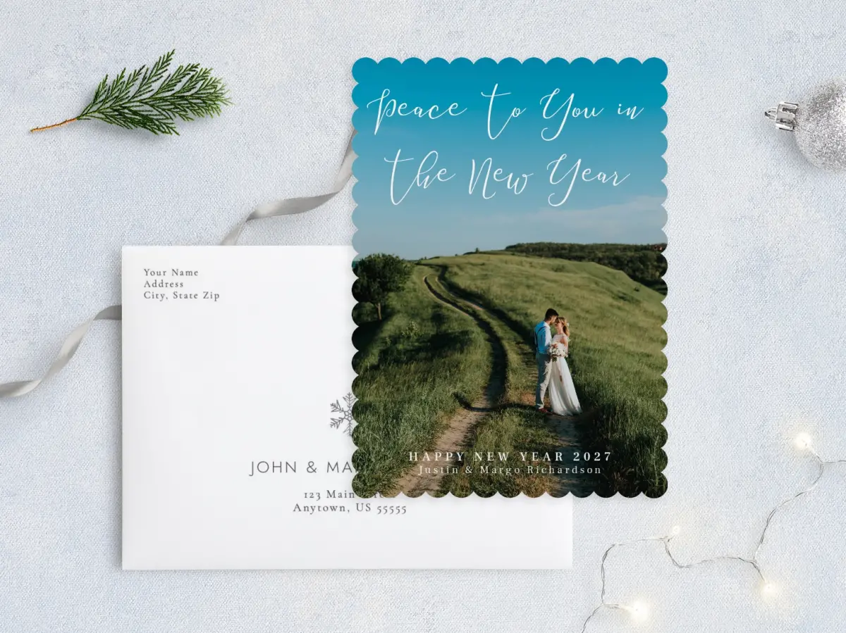 Front with Envelope Design