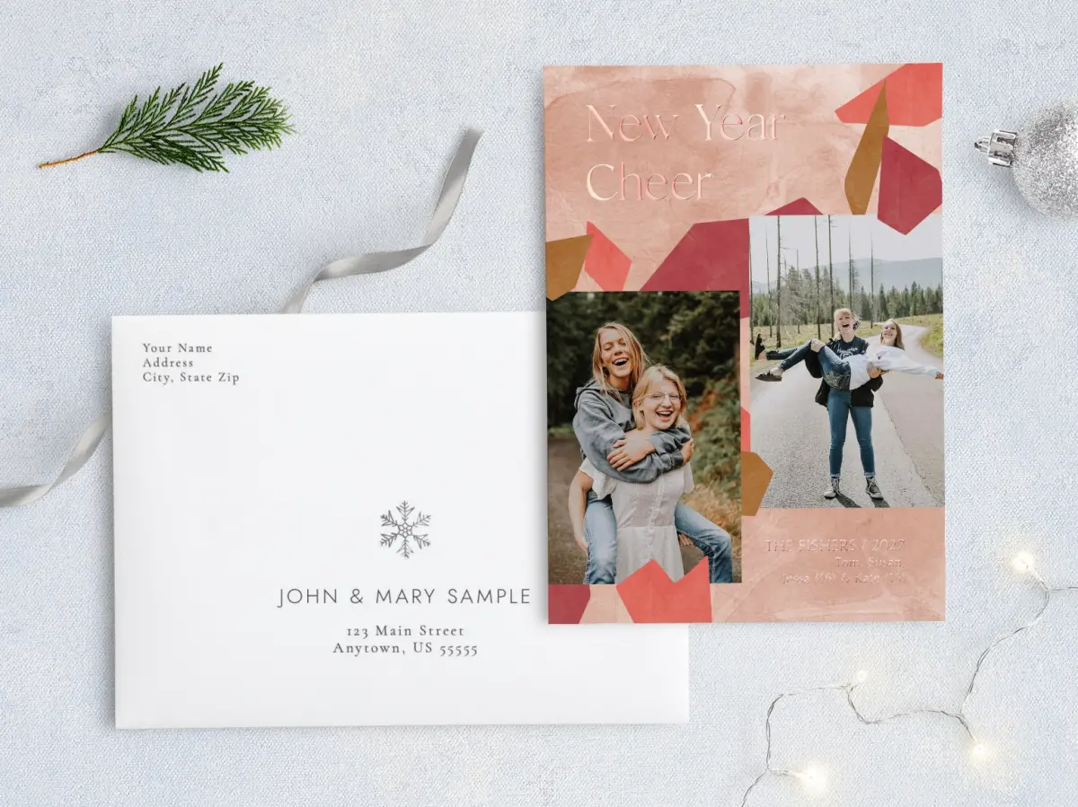 Front with Envelope Design