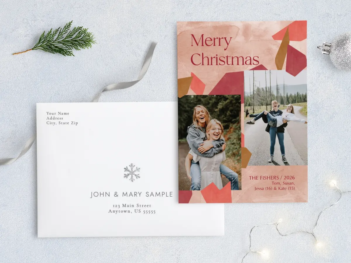 Front with Envelope Design
