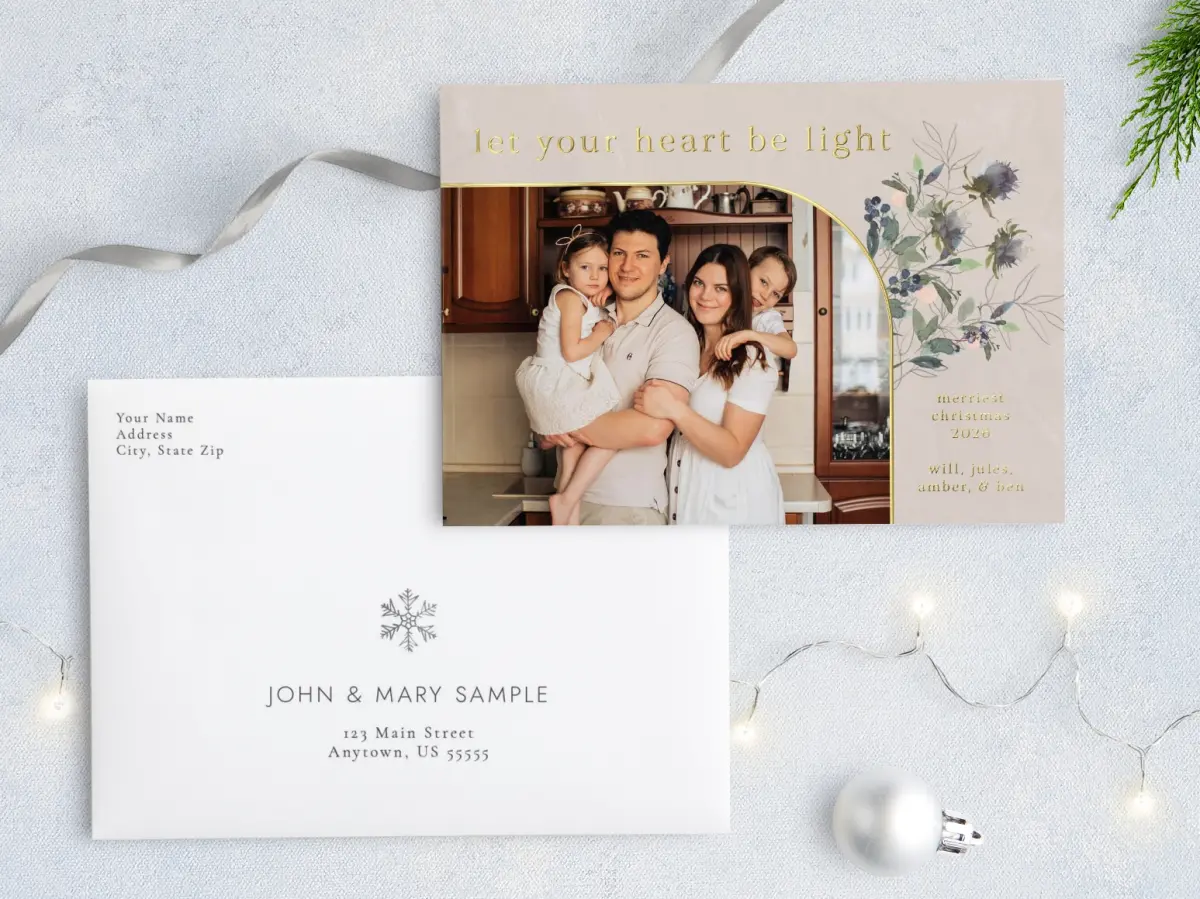 Front with Envelope Design