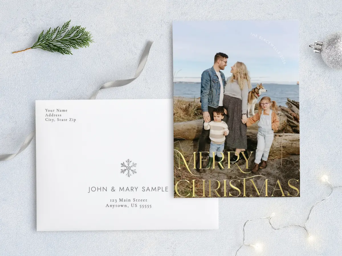 Front with Envelope Design