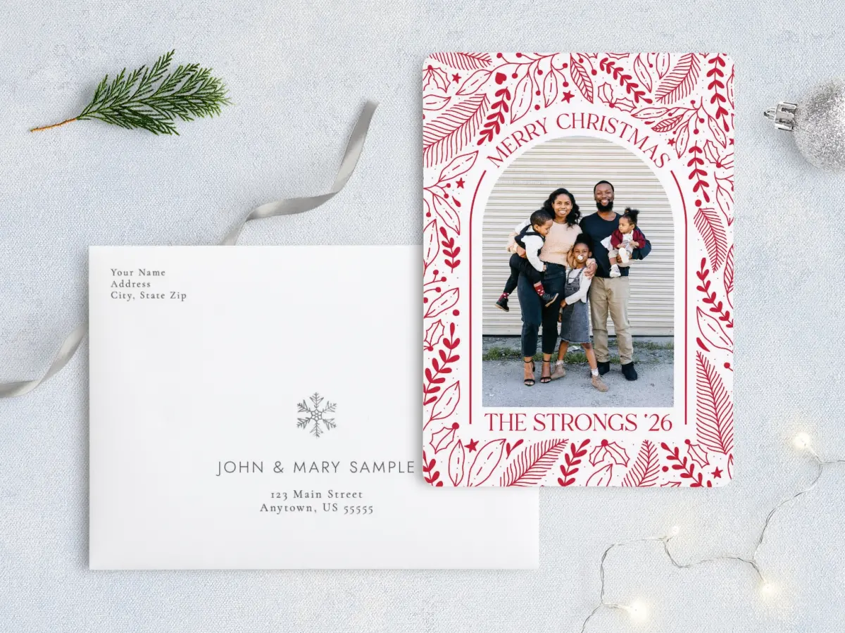 Front with Envelope Design