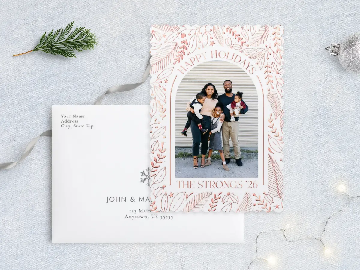 Front with Envelope Design