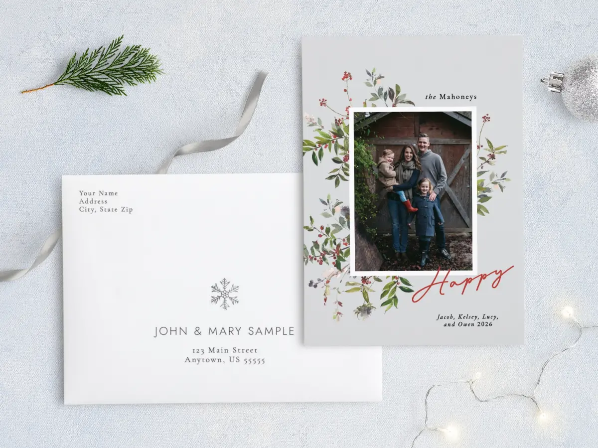 Front with Envelope Design